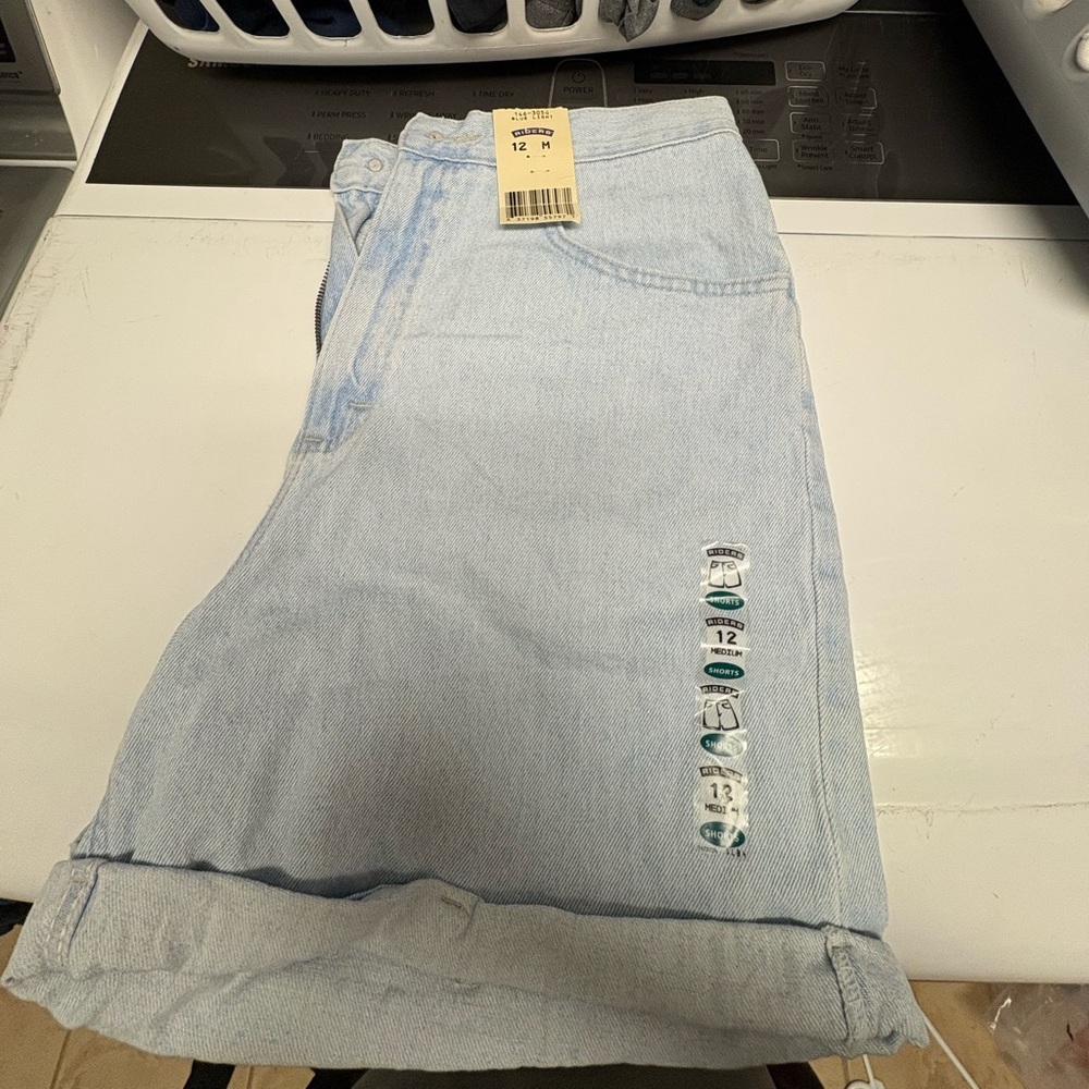 Riders by Lee Light Blue Jean Shorts